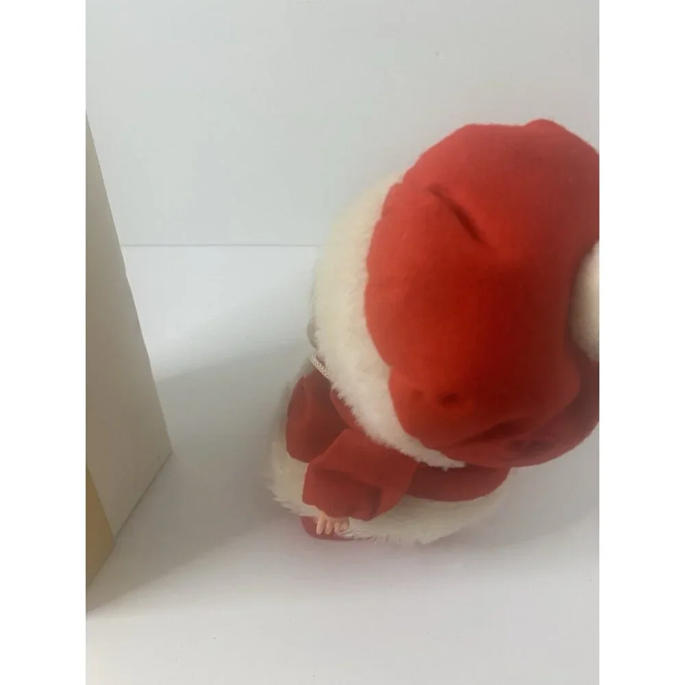 Vintage Christmas Wind‎ Up Musical Mrs Claus Pixie Shelf Sitter Japan Works